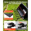 VEVOR Clamp on Debris Forks for 60 inch Buckets, 4560 lbs Loading Weight Pallet Forks for Loader, Tractor Buckets, Skidsteer, for Removing Limbs, Yard Waste and Debris(68.5″)