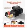 VEVOR Electric Pressure Washer Pump Kit, 1220 PSI, 2.2 GPM, Triplex Power Washer Pump with 2 HP Motor 120 V, Adjustable Water Pressure, for Washing Cars, Gardens, Exterior Walls, Machinery Equipment