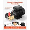 VEVOR Electric Pressure Washer Pump Kit, 1950 PSI, 3.2 GPM, Triplex Power Washer Pump with 5 HP Motor 240 V, Adjustable Water Pressure, for Washing Cars, Gardens, Exterior Walls, Machinery Equipment