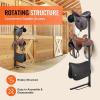 VEVOR Freestanding Saddle Stand, 30 x 30 x 68.5 in, 3 Tiers Saddle Rack, Heavy Duty Saddle Blanket Holder with Removable & Rotating Tiers, English & Western Saddle Rack for Tack Room Organization(Large 4 Tiers-1 Pack)