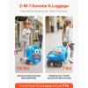 VEVOR Kids Luggage Set, 5 Piece, 18 Inch Hardside Rolling Wheels Suitcase with Backpack & U-shape Pillow, Bee Kids Carry on Luggage Set, Holiday Birthday Gift for Girls Boys, Airline Approved(Monster)