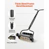 VEVOR Lawn Aerator, 18 in Manual Push Spike Aerator with 4 Wheels & Handle, Heavy Duty Grass Aerators, Supports 40 lbs Added Weight, Rolling Lawn Aeration Tool for Garden Yard Aeration Soil Health(Rolling (Weighted Pro))
