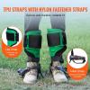VEVOR Tree Climbing Spikes, 1 Pair Height-Adjustable Climbing Spurs, 350lbs Load Capacity Tree Climbing Gear with Straps, Arborist Equipment for Climbers, Hunting, Fruit Picking(Green (Upgraded))