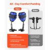 VEVOR Tree Climbing Spikes, 1 Pair Height-Adjustable Climbing Spurs, 350lbs Load Capacity Tree Climbing Gear with Straps, Arborist Equipment for Climbers, Hunting, Fruit Picking(Blue)
