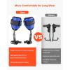 VEVOR Tree Climbing Spikes, 1 Pair Height-Adjustable Climbing Spurs, 350lbs Load Capacity Tree Climbing Gear with Straps, Arborist Equipment for Climbers, Hunting, Fruit Picking(Navy Blue (Basic))