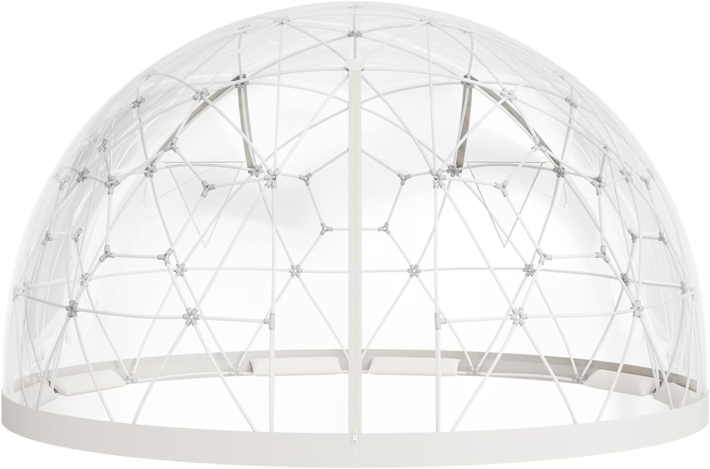 image:imageVEVOR Garden Dome Tent 15 x 95 ft Clear Bubble Tent House for 1214 Person Waterproof PVC Geodesic Dome Greenhouse with Ventilated Window Outdoor Igloo Tents for Patio Backyard Party Camping15 x 95 FT