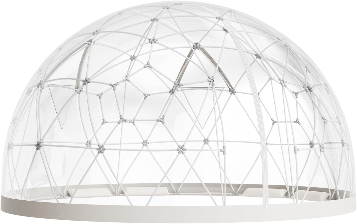 image:imageVEVOR Garden Dome Tent 15 x 95 ft Clear Bubble Tent House for 1214 Person Waterproof PVC Geodesic Dome Greenhouse with Ventilated Window Outdoor Igloo Tents for Patio Backyard Party Camping15 x 95 FT