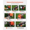 VEVOR Cordless String Trimmer, 43 cc 2-Stroke, Gas Powered Weed Wacker, 17″ Cordless Grass Trimmer, Multi-Functional Lawn Edger with Shoulder Strap & 3T Blade, Weed Eater for Quick Grass Cleaning(72.8 x 15 x 9.4 in)