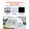 VEVOR Garden Dome Tent, 15 x 9.5 ft Clear Bubble Tent House for 12-14 Person, Waterproof PVC Geodesic Dome Greenhouse with Ventilated Window, Outdoor Igloo Tents for Patio Backyard Party Camping(15 x 9.5 FT)