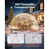 VEVOR Garden Dome Tent, 15 x 9.5 ft Clear Bubble Tent House for 12-14 Person, Waterproof PVC Geodesic Dome Greenhouse with Ventilated Window, Outdoor Igloo Tents for Patio Backyard Party Camping(（Upgrade）9.5 ft x 5.7 FT)