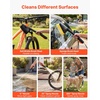 VEVOR Portable Cordless Pressure Washer with 2.64 Gal Tank, Foldable Power Washer 109 Max PSI 0.79 Max GPM, 3 Nozzles,Flexible 78.7 in Hose, Type-C Charging, for Bike Cleaning, Patio, Camping, Garden