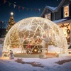 VEVOR Garden Dome Tent, 15 x 9.5 ft Clear Bubble Tent House for 12-14 Person, Waterproof PVC Geodesic Dome Greenhouse with Ventilated Window, Outdoor Igloo Tents for Patio Backyard Party Camping(15 x 9.5 FT)
