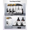 VEVOR Commercial Margarita Machine, 15L Single Tank Commercial Slushie Machine, 60 Cups Stainless Steel Margarita Smoothie Frozen Drink Maker, Slushy Maker for Home Party Restaurants Cafe Bars(15Lx3)