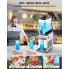 VEVOR Commercial Margarita Machine, 15L Single Tank Commercial Slushie Machine, 60 Cups Stainless Steel Margarita Smoothie Frozen Drink Maker, Slushy Maker for Home Party Restaurants Cafe Bars(15L)
