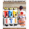VEVOR Commercial Margarita Machine, 15L Single Tank Commercial Slushie Machine, 60 Cups Stainless Steel Margarita Smoothie Frozen Drink Maker, Slushy Maker for Home Party Restaurants Cafe Bars(15Lx3)
