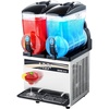 VEVOR Commercial Margarita Machine, 15L Single Tank Commercial Slushie Machine, 60 Cups Stainless Steel Margarita Smoothie Frozen Drink Maker, Slushy Maker for Home Party Restaurants Cafe Bars(15Lx2)