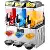 VEVOR Commercial Margarita Machine, 15L Single Tank Commercial Slushie Machine, 60 Cups Stainless Steel Margarita Smoothie Frozen Drink Maker, Slushy Maker for Home Party Restaurants Cafe Bars(15Lx3)