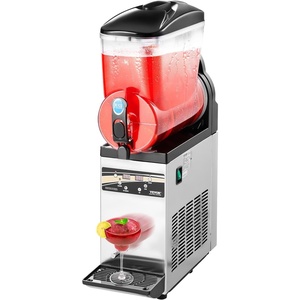 VEVOR Commercial Margarita Machine, 15L Single Tank Commercial Slushie Machine, 60 Cups Stainless Steel Margarita Smoothie Frozen Drink Maker, Slushy Maker for Home Party Restaurants Cafe Bars(15L)