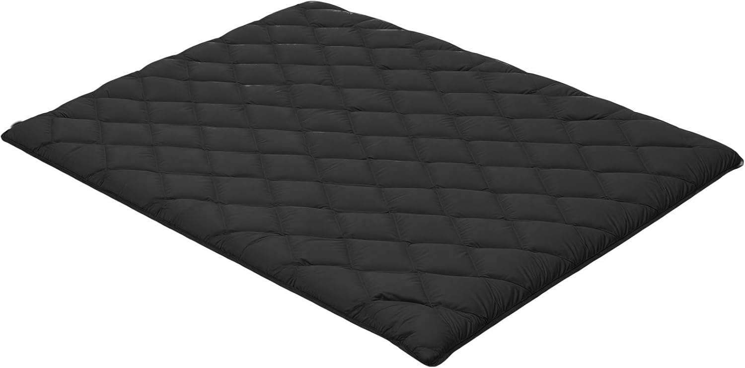 image:imageVEVOR Japanese Floor Mattress Futon Mattress 100 High Density Comfortable Foam Foldable Tatami Mat with Storage Bag Sleeping Pad for Camping Dormitory YogaBlack