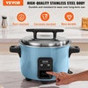 VEVOR Commercial Rice Cooker, 23-Cup Rice Cooker, 4.2L Large Rice Cooker and Warmer with Nonstick Inner Pot, Fast Cooking and 24-Hour Keep Warm, with Rice Cup and Paddle, cETL Approved(18.90 x 15.35 x 12.99 inch / 480 x 390 x 330 mm)