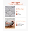 VEVOR Japanese Floor Mattress, Futon Mattress, 100% High Density Comfortable Foam, Foldable Tatami Mat with Storage Bag, Sleeping Pad for Camping Dormitory Yoga(Gray)