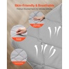 VEVOR Japanese Floor Mattress, Futon Mattress, 100% High Density Comfortable Foam, Foldable Tatami Mat with Storage Bag, Sleeping Pad for Camping Dormitory Yoga(Gray)