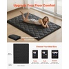 VEVOR Japanese Floor Mattress, Futon Mattress, 100% High Density Comfortable Foam, Foldable Tatami Mat with Storage Bag, Sleeping Pad for Camping Dormitory Yoga(Black)