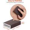 VEVOR Sanding Sponge, 10 Pcs, 60/80/120/180/220 Grit Assortment(2 Each), Washable and Reusable Sanding Blocks for Dry & Wet Use, Coarse to Fine Sandpaper Blocks, for Drywall Wood Metal Furniture(10 Pcs sanding block)