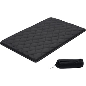 VEVOR Japanese Floor Mattress, Futon Mattress, 100% High Density Comfortable Foam, Foldable Tatami Mat with Storage Bag, Sleeping Pad for Camping Dormitory Yoga(Black)
