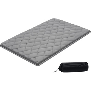 VEVOR Japanese Floor Mattress, Futon Mattress, 100% High Density Comfortable Foam, Foldable Tatami Mat with Storage Bag, Sleeping Pad for Camping Dormitory Yoga(Gray)