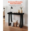 VEVOR 36 in Console Table, Modern Desk Behind The Couch, Wooden Rectangle Entrance Desk, Narrow Long Sofa Table Accent Stand, Ideal for Hallway, Bedroom, Living Room, Foyer, Easy Assembly, Black(Black)