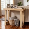 VEVOR 36 in Console Table, Modern Desk Behind The Couch, Wooden Rectangle Entrance Desk, Narrow Long Sofa Table Accent Stand, Ideal for Hallway, Bedroom, Living Room, Foyer, Easy Assembly, Black(Natural)