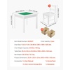 VEVOR Kid Activity Table and 2 Chairs Set, 23*23*20inch Graffiti & Building Blocks Double-Sided Tabletop, Toddler Play Table with Storage for Kids 3+ Years, Large Storage Space, Gift for Boys & Girls(25*25*20inch)