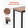 VEVOR Narrow Console Table, 70.9″ Behind Couch Shelf with Power Outlets, 1-Tier Long Entryway Shelf, Narrow Sofa Table with Metal Frame and Charge Station, for Entryway, Hallway, Living Room