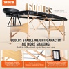 VEVOR Portable Massage Table 28″ W, 2 Folding Lightweight Massage Table, 8-Level Height Adjustable Salon Tattoo Bed, Spa Table with Headrest, Armrests, Hand Pallet & Carrying Bag, 600LBS(28inch-600lbs)