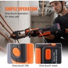 VEVOR Press Tool, 18V Electric Pipe Crimping Tool for 1/2″, 3/4″, 1″ Copper Pipes, 24KN Press Tool Kit Compatible with ProPress – with 3 Press Jaws, 2pcs 18V 2AH Battery, Fast Charger & Carrying Case(Standard Size)
