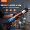 VEVOR Press Tool, 18V Electric Pipe Crimping Tool for 1/2″, 3/4″, 1″ Copper Pipes, 24KN Press Tool Kit Compatible with ProPress – with 3 Press Jaws, 2pcs 18V 2AH Battery, Fast Charger & Carrying Case(Standard Size)