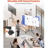 VEVOR Rolling TV Stand, Mobile TV Cart for 32-65 Inch Screens, Height Adjustable, Portable Monitor Stand with Wheels Holds up to 88 lbs for Living Room, Bedroom, Office, Outdoor, Max VESA 400x400mm(32”-65”)