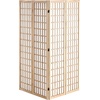 VEVOR Room Divider, 6 Panel Japanese Room Divider, Folding Privacy Screen Indoor, Portable Partition Dividers and Decoration Screens, for Room Separation, Home, Office, Restaurant & Bedroom (Black)(Natural)