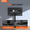 VEVOR Universal TV Mount for 32-55 inch TVs, Height Adjustable Swivel Stand with Tempered Glass Base for Bedroom, Living Room(32-65inch)