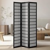 VEVOR Room Divider, 6 Panel Japanese Room Divider, Folding Privacy Screen Indoor, Portable Partition Dividers and Decoration Screens, for Room Separation, Home, Office, Restaurant & Bedroom (Black)(Black)