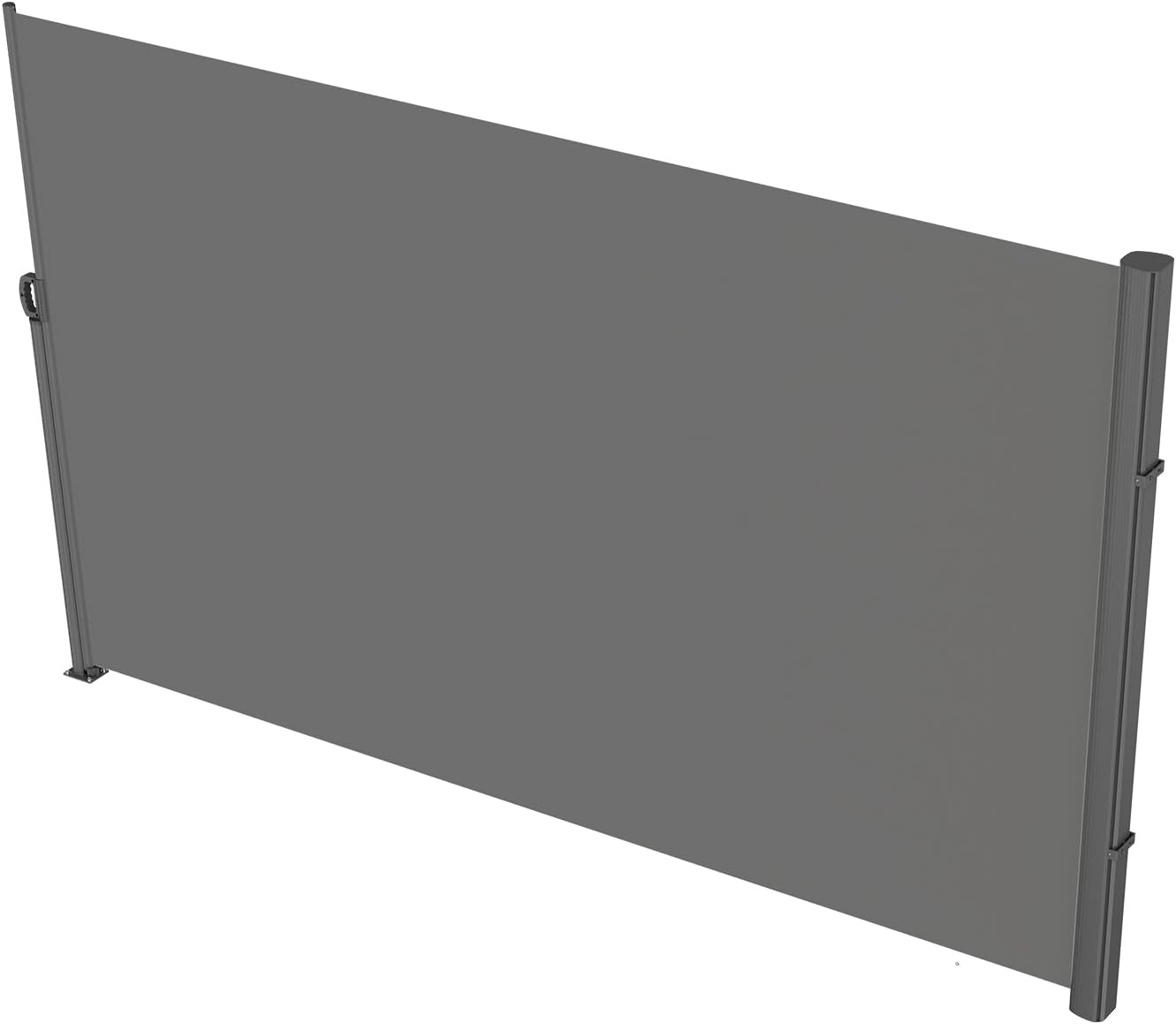 image:imageVEVOR Retractable Side Awning UV 50 236 x 63 Double Retractable Patio Screen Waterproof 280 g Thicken Retractable Room Divider Black for Privacy Garden Outdoor Patio and Terrace BeigeGray