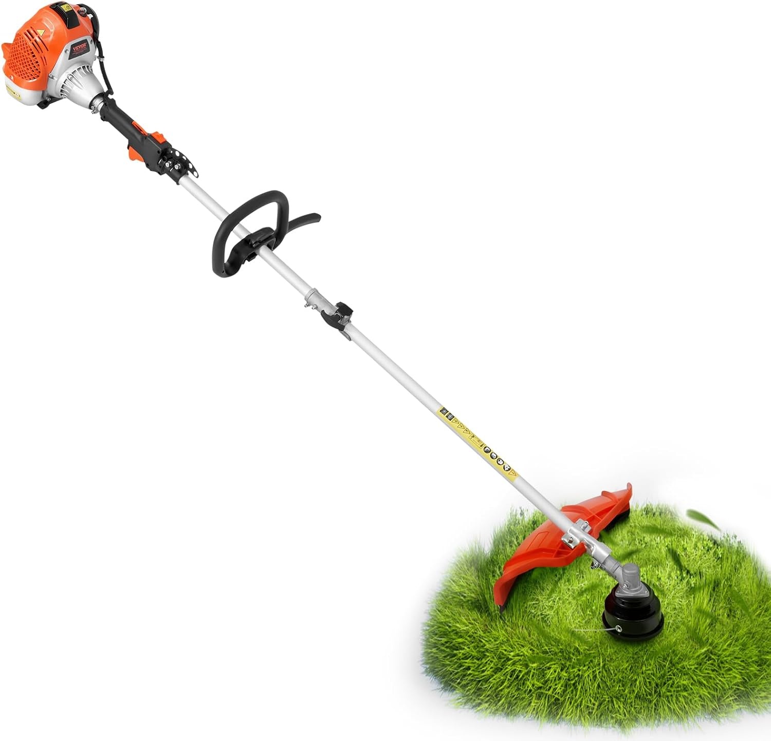 image:imageVEVOR String Trimmer 252CC 2Stroke Gas Powered Weed Wacker 169 Cordless Grass Trimmer MultiFunctional Lawn Edger with Shoulder Strap amp 3T Blade Weed Eater for Quick Grass Cleaning