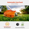 VEVOR String Trimmer, 25.2CC 2-Stroke, Gas Powered Weed Wacker, 16.9″ Cordless Grass Trimmer, Multi-Functional Lawn Edger with Shoulder Strap & 3T Blade, Weed Eater for Quick Grass Cleaning