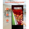 VEVOR 55 Inch Digital Signage Display, Touchscreen Digital Kiosk, Indoor Floor Standing Kiosk Display, 4K UHD LCD Screen, 2GB RAM & 32GB ROM, with WiFi/USB Input, Commercial Advertising Display