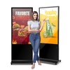 VEVOR 55 Inch Digital Signage Display, Touchscreen Digital Kiosk, Indoor Floor Standing Kiosk Display, 4K UHD LCD Screen, 2GB RAM & 32GB ROM, with WiFi/USB Input, Commercial Advertising Display