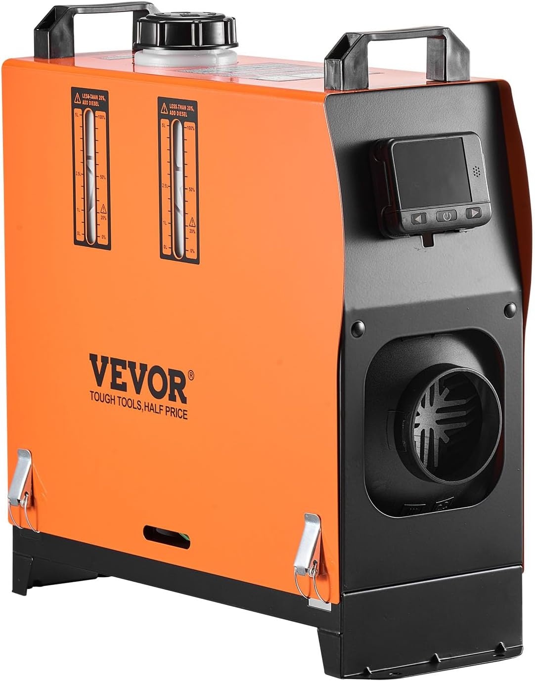 image:imageVEVOR 8KW Diesel Air Heater Muffler Diesel Heater 12V 8000W Diesel Parking Heater Remote Control Remote Control with LCD Switch for Car Bus Trucks MotorHome and BoatsOrange