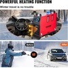 VEVOR 8KW Diesel Air Heater Muffler Diesel Heater 12V 8000W Diesel Parking Heater Remote Control Remote Control with LCD Switch for Car Bus Trucks Motor-Home and Boats(Black+Red)