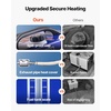VEVOR Diesel Heater, 8KW, DC 12V/24V, Portable Diesel Air Heater with Remote Control and LCD Screen, Fast Heating Low Noise, 2.6 Gal Large Fuel Tank for Vehicles, Vans, RVs, Campers, and Trucks(All in one-W)