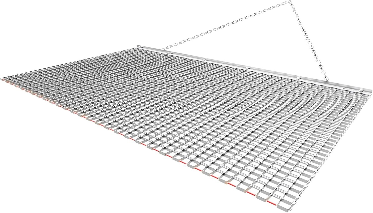 image:imageVEVOR Baseball Field Drag Mat Field Drag Yard Drag for ATVs UTVs Tractors Durable Galvanized Steel Mesh Drag Mat with Towing Chain for Gravel Driveway Ruts Farm Field Leveling6004 x 3598 x 039 inch